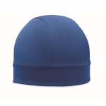 Gorro deportivo de poliéster transpirable y ligero color azul