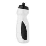 Botella deportiva antifugas con agarre sólido 700 ml color blanco cuarta vista