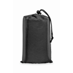 Esterilla ligera de playa de poliéster de 200x210cm color negro tercera vista