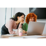 Vaso de acero inoxidable antigoteo con tapa 350ml color rosa vista bodegón principal