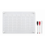 Planificador magnético mensual de acrílica magnética A4 color transparente