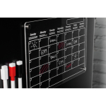 Planificador magnético mensual de acrílica magnética A4 color transparente vista fotografía