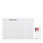 Planificador magnético mensual de acrílica magnética A4 color transparente vista de impresión