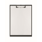 Portapapeles de cartón ligero con clip metálico A4 color negro tercera vista