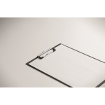 Portapapeles de cartón ligero con clip metálico A4 color negro vista fotografía quinta vista