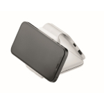 Base de carga magnética de ABS con hubs USB integrados 15W color blanco quinta vista