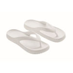 Chanclas de playa de plástico para personalizar color blanco
