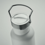 Botella de doble pared de acero inoxidable con corcho 500 ml color blanco