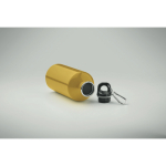 Botella acero inoxidable reciclado con mosquetón 500 ml color mostaza