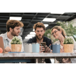 Vaso de doble pared con tapa deslizante transparente 400ml color blanco segunda vista bodegón
