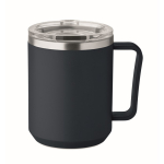 Vaso de doble pared con tapa deslizante transparente 400ml