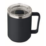 Vaso de doble pared con tapa deslizante transparente 400ml segunda vista