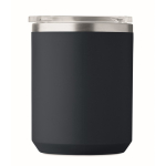 Vaso de doble pared con tapa deslizante transparente 400ml sexta vista