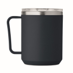 Vaso de doble pared con tapa deslizante transparente 400ml septima vista