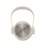 Botella de acero inoxidable con acabado de caucho 500 ml color blanco octava vista