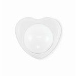 Bálsamo labial vegano en caja en forma de corazón FPS10 vainilla color blanco cuarta vista