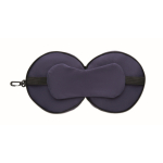 Almohada de viaje 2 en 1 con antifaz incorporado color azul quinta vista