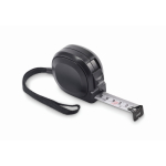 Cinta métrica de plástico reciclado con cinta de acero 5M color negro