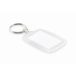 Llavero de acrílico clásico con inserto de papel a color color transparente segunda vista