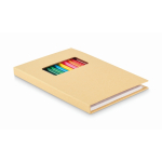 Set de dibujo infantil con papel kraft y 12 lápices de colores color beige sexta vista