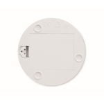 Pizarra LED acrílica con base aluminio y rotulador blanco color blanco cuarta vista