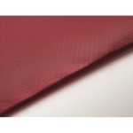 Mochila de cuerdas de RPET con bolsillo lateral y cremallera color burdeos vista fotografía cuarta vista