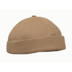 Gorro estilo Docker de algodón con malla y hebilla 260 g/m² color caqui