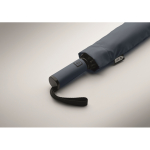 Paraguas plegable automático de pongee RPET 190T Ø107 color azul vista fotografía septima vista