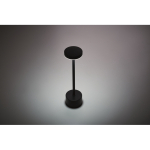 Lámpara de sobremesa de aluminio con 24 LED táctil color negro vista fotografía tercera vista