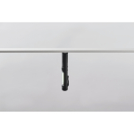 Linterna de luces LED de trabajo con base magnética y clip color negro