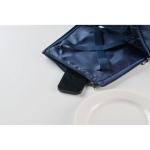 Bolsa nevera picnic de RPET para 2 con set completo color azul vista fotografía