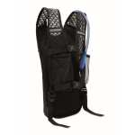 Mochila deportiva de PU y nylon con contenedor de agua 1.5L color negro