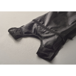 Mochila deportiva de PU y nylon con contenedor de agua 1.5L color negro vista fotografía quinta vista