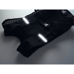 Mochila deportiva de PU y nylon con contenedor de agua 1.5L color negro vista fotografía septima vista