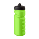 Botella deportiva antigoteo de plástico con buen agarre 500 ml color verde fluorescente