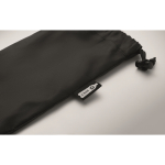 Bastón de marcha ajustable con empuñadura y correa color negro vista fotografía septima vista