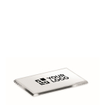 Portarretratos magnético acrílico rectangular para nevera color transparente vista de impresión