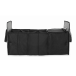 Organizador de coche plegable de poliéster RPET 600D color negro novena vista