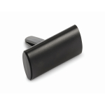 Estuche de ambientador de coche con tapa aluminio y clip color negro