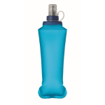 Botella plegable de termoplástico con válvula de mordida 500 ml color azul real