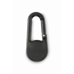 Brújula de ABS con mosquetón para actividades al aire libre color negro tercera vista