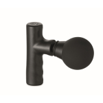 Pistola de masaje con 2 velocidades y batería 1200mAh en bolsa color negro