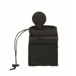 Pistola de masaje con 2 velocidades y batería 1200mAh en bolsa color negro cuarta vista