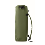 Mochila roll top RPET para portátil con bolsillo lateral elástico 15'' color verde militar decima vista