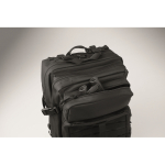 Mochila de viaje de RPET grande con varios compartimientos 15'' color negro vista fotografía