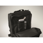 Mochila de viaje de RPET grande con varios compartimientos 15'' color negro vista fotografía