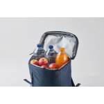 Mochila nevera de poliéster con capacidad de 9L color azul vista fotografía