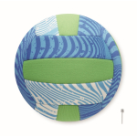 Balón de playa de neopreno con aguja, Ø16 cm color multicolor segunda vista
