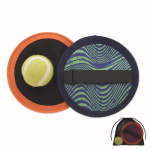 Juego atrapa pelotas de neopreno con bolsa malla RPET color multicolor quinta vista