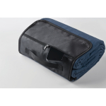 Manta de picnic plegable RPET de 150 g/m² resistente al agua color azul vista fotografía cuarta vista